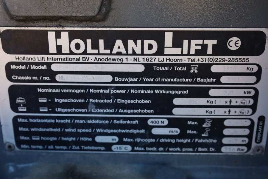 Holland Lift Ecostar HL-9710 Electric, 12m Working Height, 325k