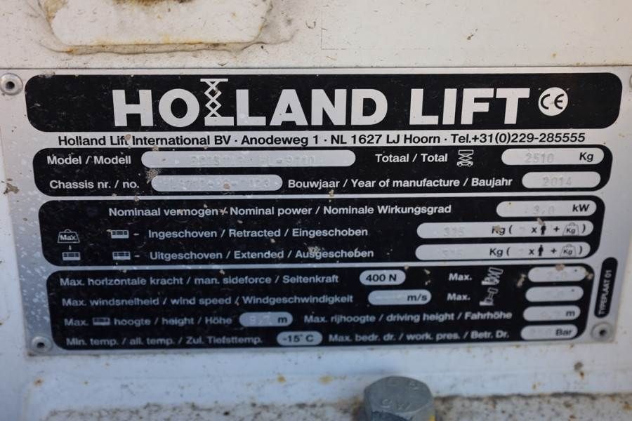 Holland Lift Ecostar HL-9710 Electric, 12m Working Height, 325k