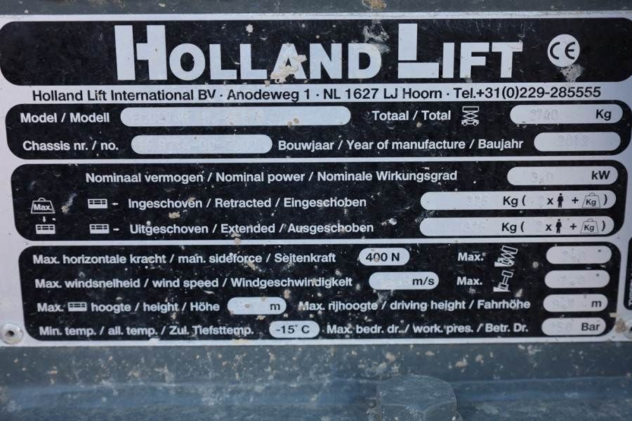 Holland Lift Ecostar HL-9714 Electric, 12m Working Height, 325k