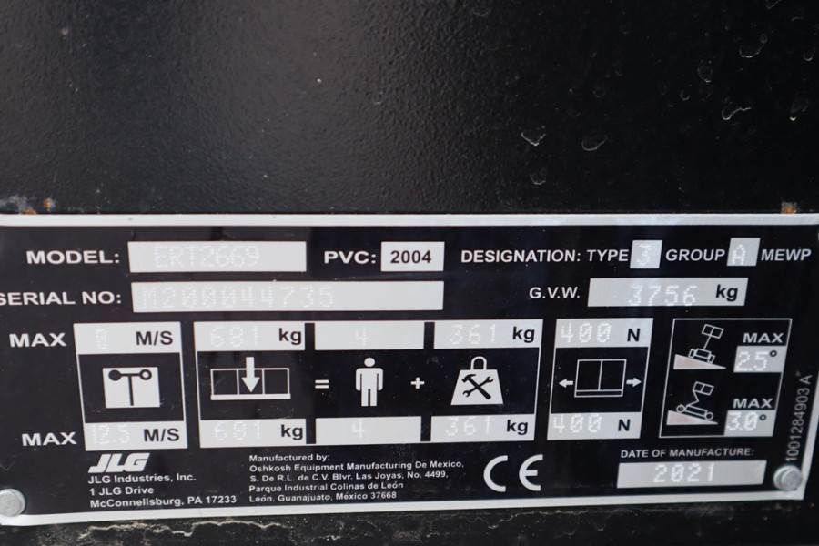 JLG ERT2669 Unused, Electric, 10m Working Height, 680k