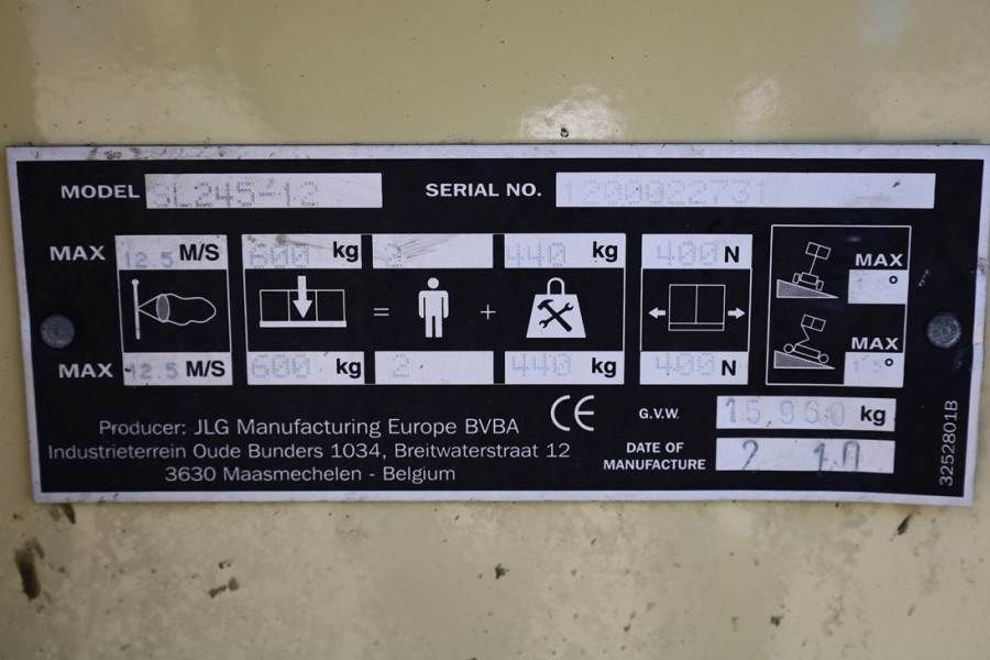 JLG SL245-12 Diesel, 4x4x4 Drive, 26.5m Working Height