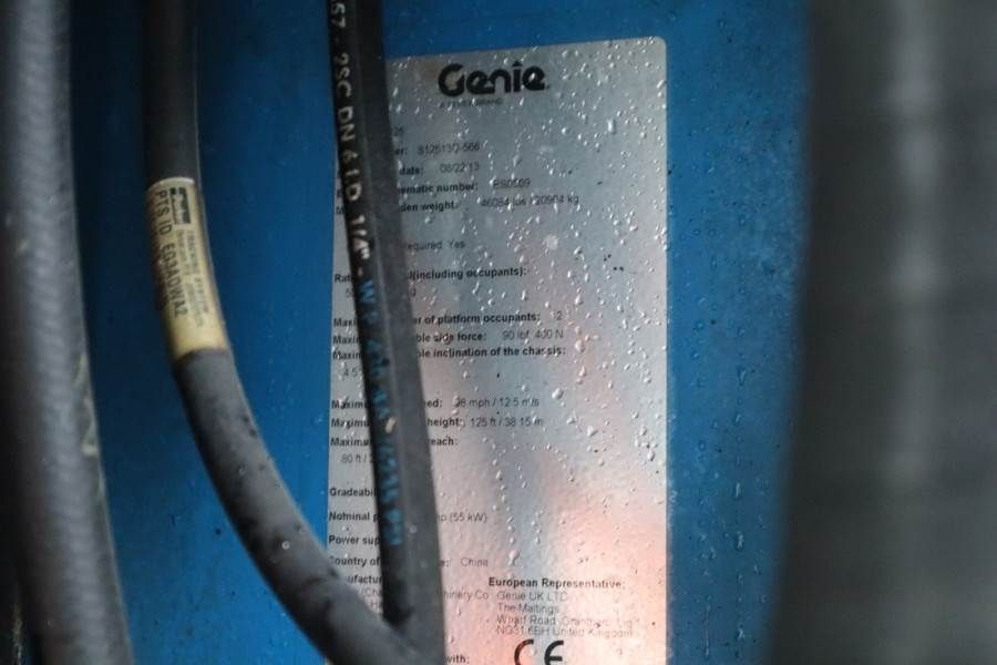 Genie S125 Diesel, 4x4x4 Drive, 40.1m Working Height, 24