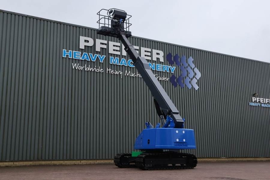 Aichi SR12CSM Diesel, Tracked Boomlift, 14.1m Working He