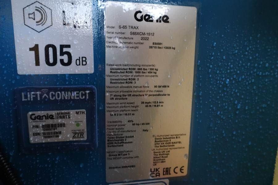 Genie S65XC Trax Valid inspection, *Guarantee! Diesel, 4