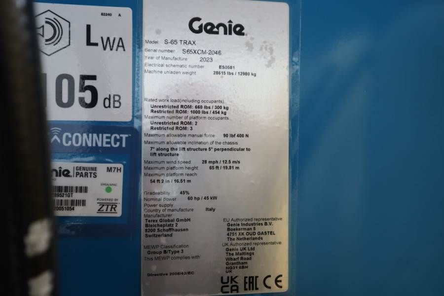 Genie S65XC Trax Valid inspection, *Guarantee! Diesel, 4