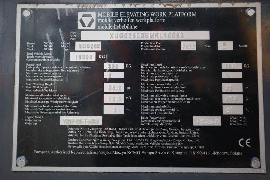 XCMG XGS28E Valid inspection, *Guarantee! Diesel, 4x4 D