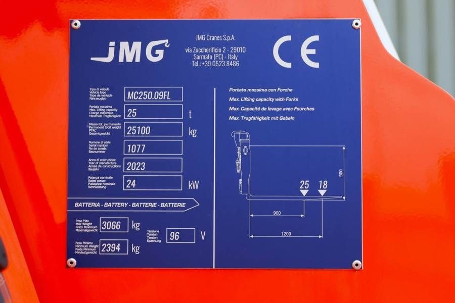 JMG MC250.09FL Valid inspection, *Guarantee! Fully Ele