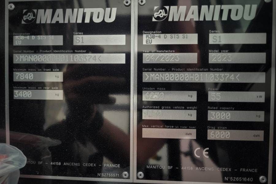 Manitou M30-4 Valid inspection, *Guarantee, Diesel, 4x4 Dr