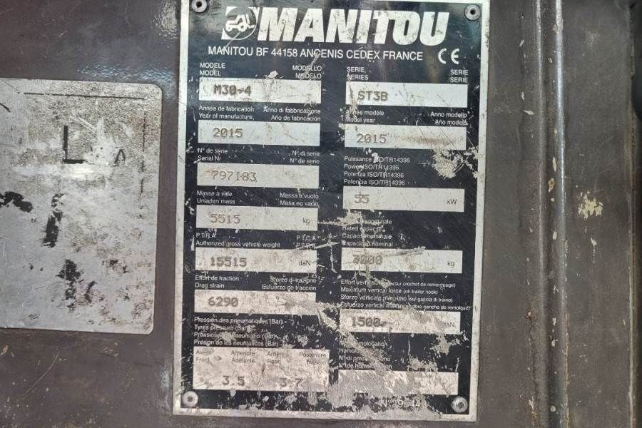 Manitou M30-4 Valid Inspection, *Guarantee, Diesel, 4x4 Dr