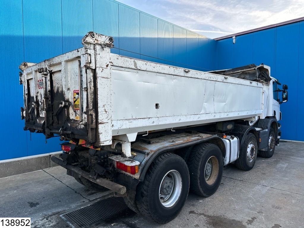 Scania P 380 8x4, Manual, Steel suspension