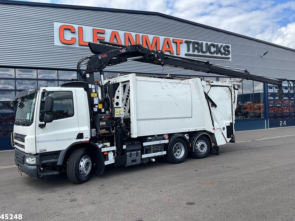DAF FAN 75 CF 250 Hiab 21 Tonmeter laadkraan + weegsysteem
