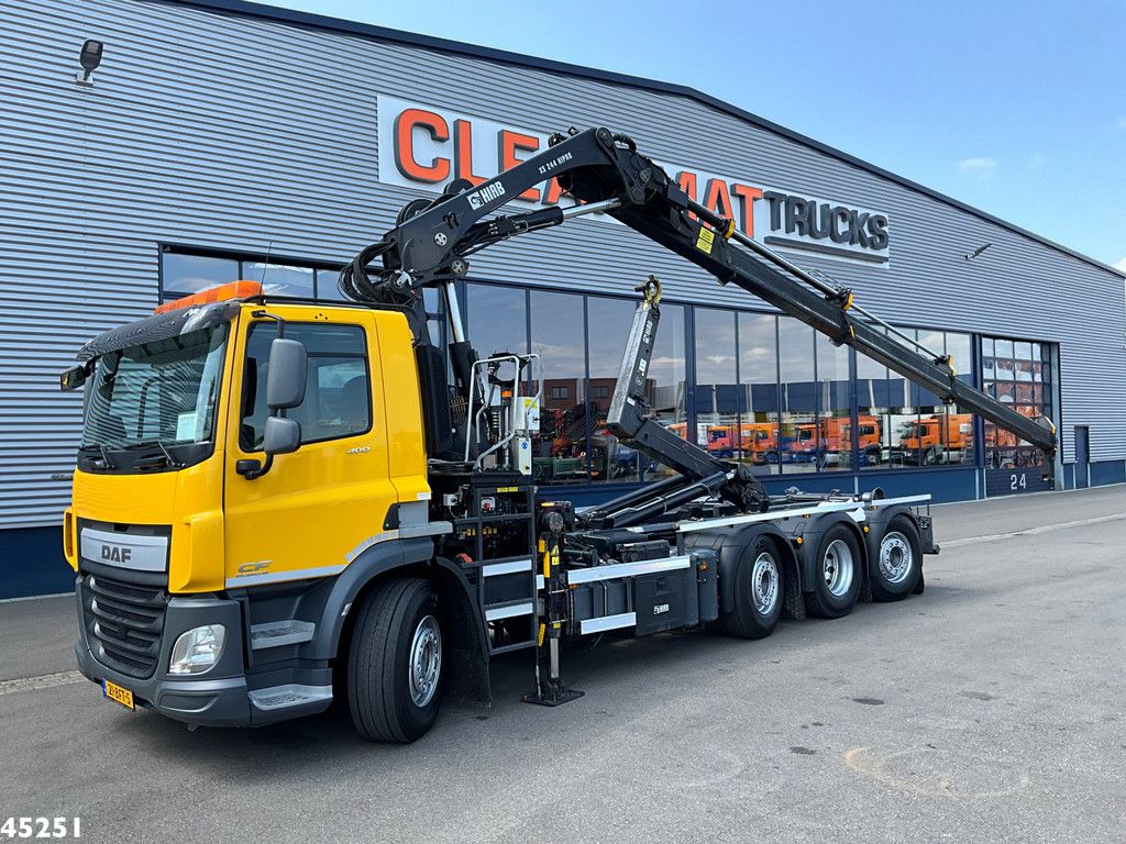 DAF FAQ СF 400 8x2 Euro 6 Hiab 24 Tonmeter laadkraan Just 147.273 km!