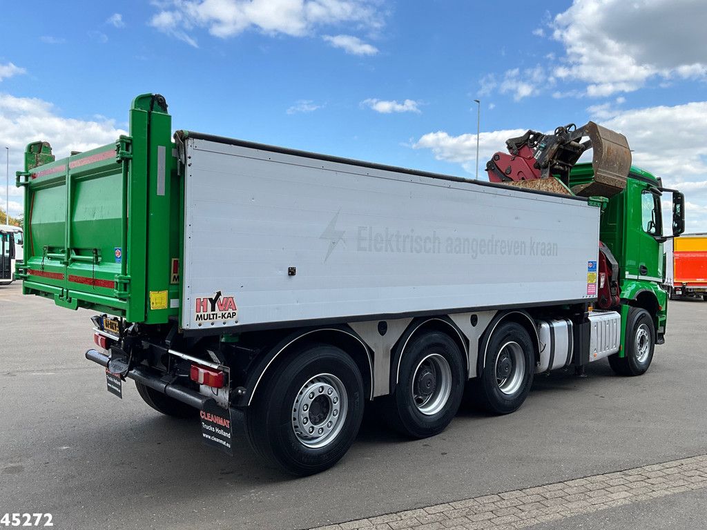 Mercedes-Benz Arocs 3743 8x4 Euro 6 HMF 19 Tonmeter Elektrisch/Hydraulisch aangedreven Z-kraan