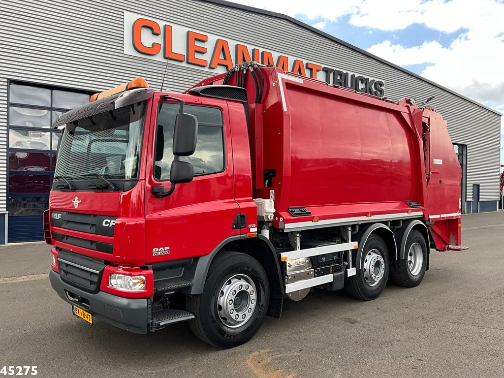 DAF FAG 75 CF 250 Euro 5 Geesink 17m³ Just 178.701 km!