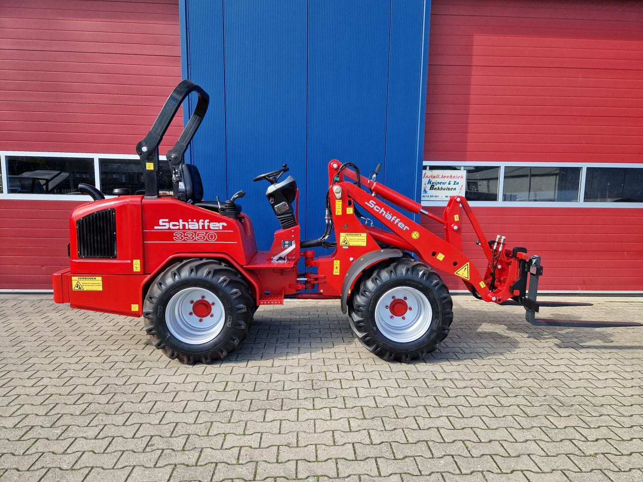 SCHAFFER 3350 SHOVEL BOUWJAAR 2009 KUBOTA 50 PK NIEUWSTAAT