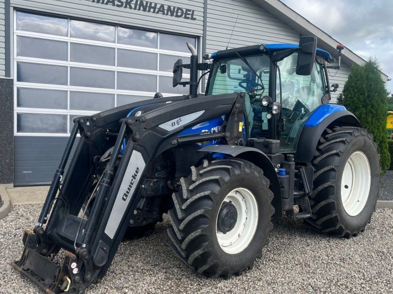 New Holland T7.165S Med frontlift og frontlæsser