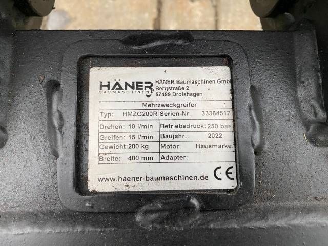Haner sorter grijper CW 0