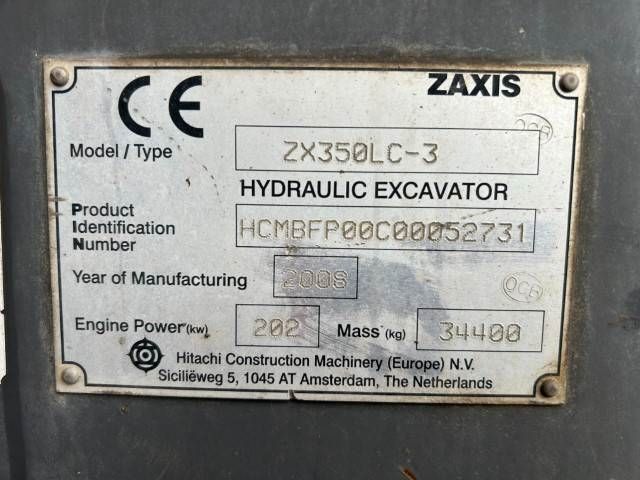 Hitachi ZAXIS 350LC-3
