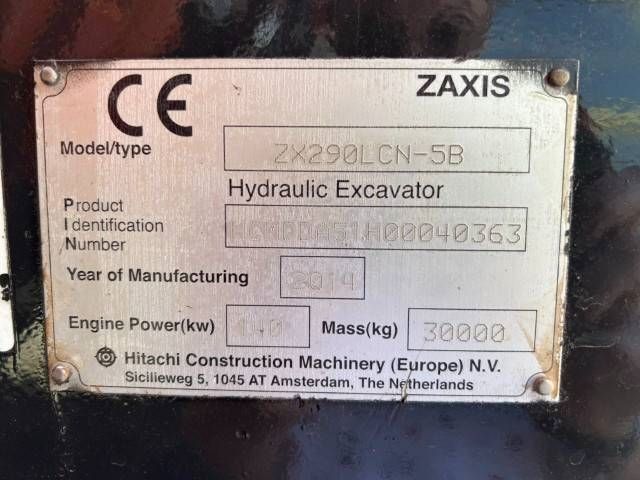 Hitachi ZAXIS 290LCN-5B