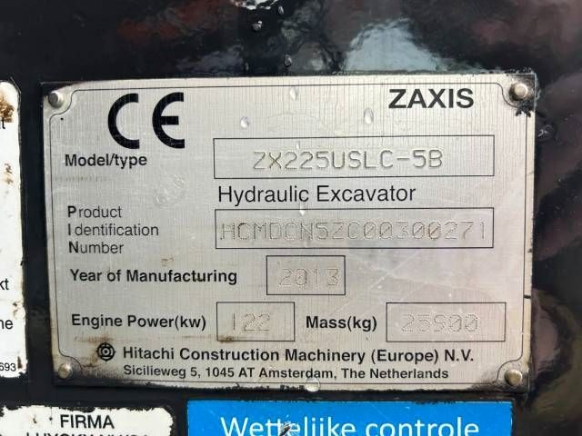 Hitachi Zaxis 225USLC-5B