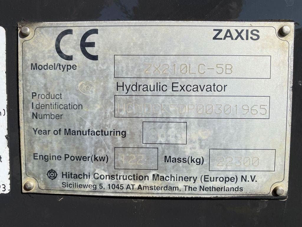 Hitachi ZAXIS ZX210LC-5B
