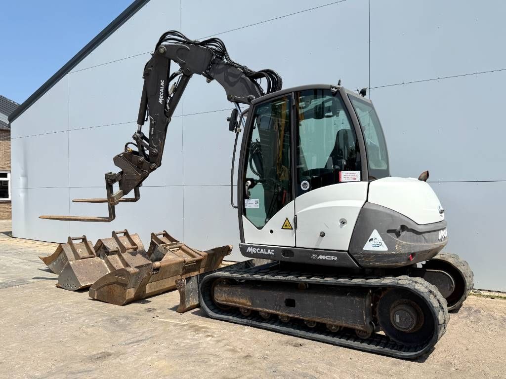 Mecalac 8MCR - 6 Attachments Included! Auto Greasing