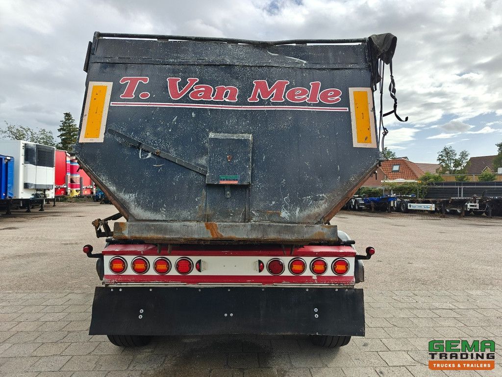 MOL K85F/27Tri/39ST 3-Axle BPW - Tipper 36m³ - Insulated - Lift Axle - Steel/Steel - Alcoa