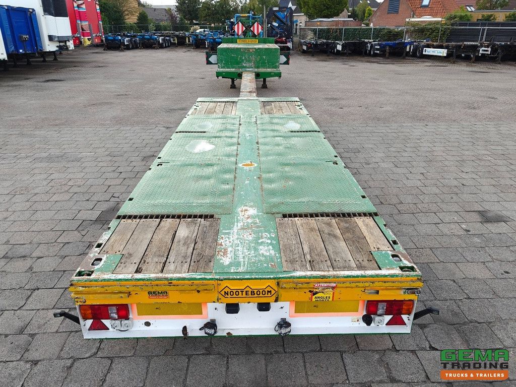 Nooteboom MCO-42-03V/L Semi-Low Loader 12.4m - 3 Axles Forced Steering - Remote Control - Extendable 5.8m - Stake Pots - Twistlocks - 07/2026 MOT