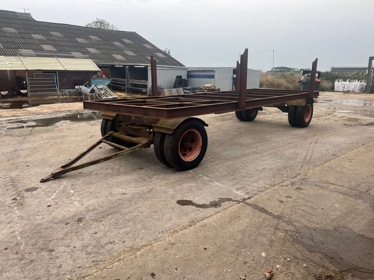 Zware landbouwwagen Aanhanger trailer