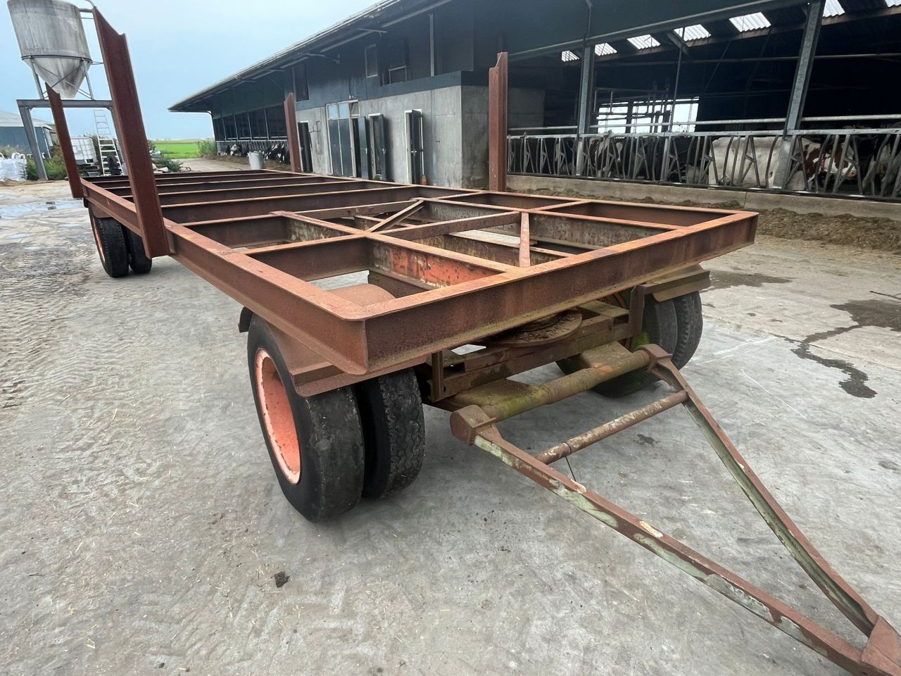 Zware landbouwwagen Aanhanger trailer