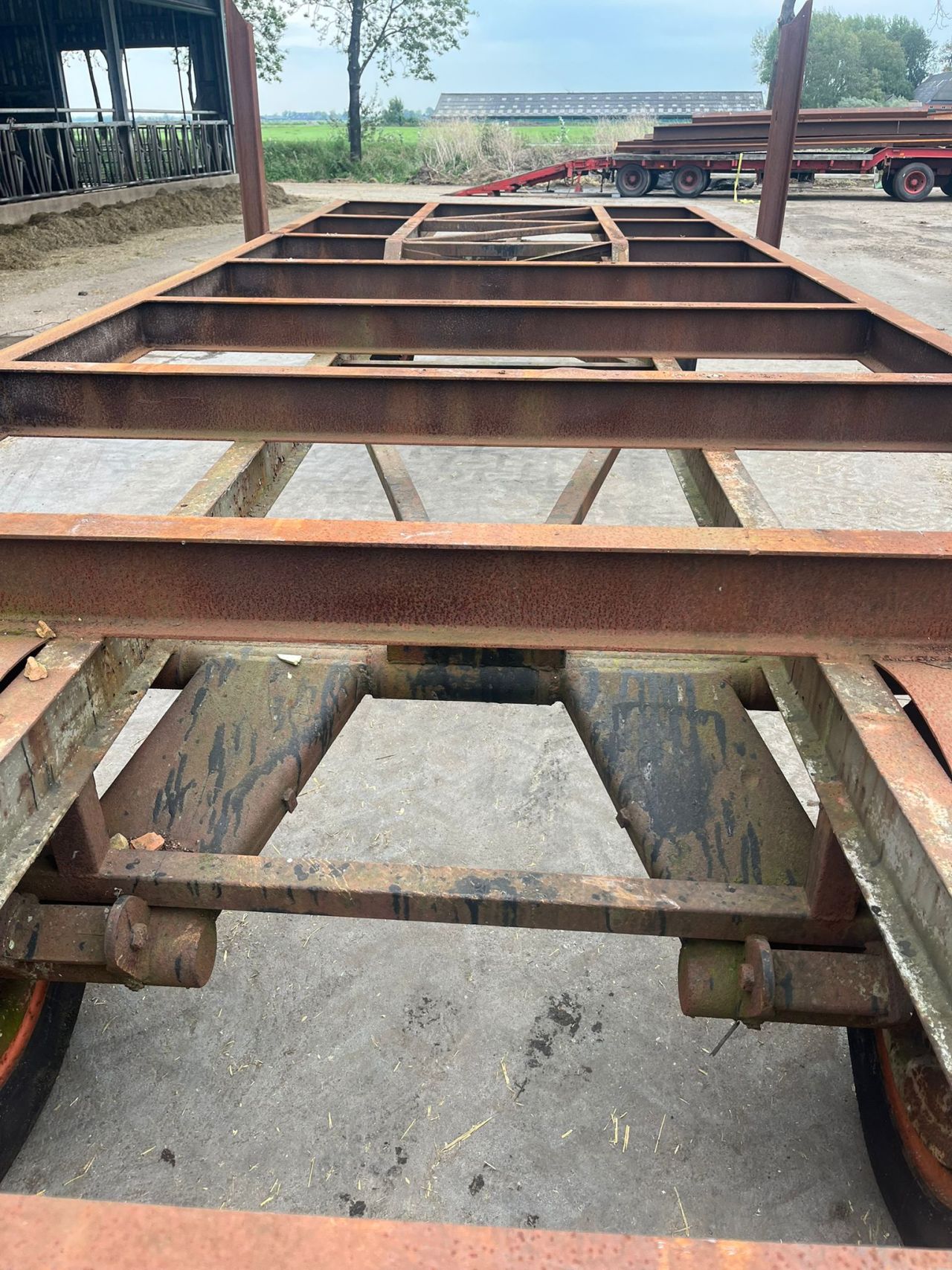 Zware landbouwwagen Aanhanger trailer