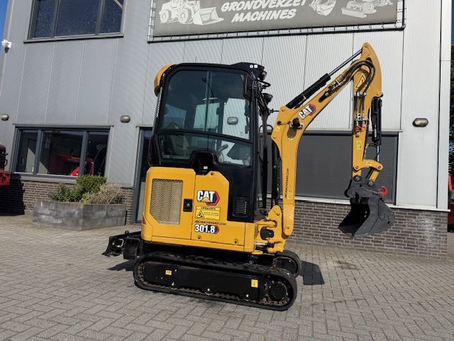 CAT 301.8 Next 2T Minigraver Minikraan Airco Slp/Srt Kubota