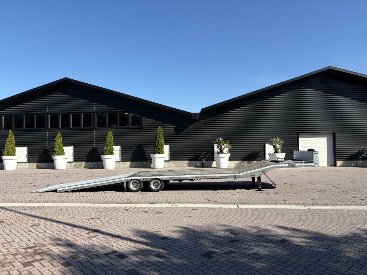 Be oplegger Veldhuizen knik vloer 8.5 TON 2017