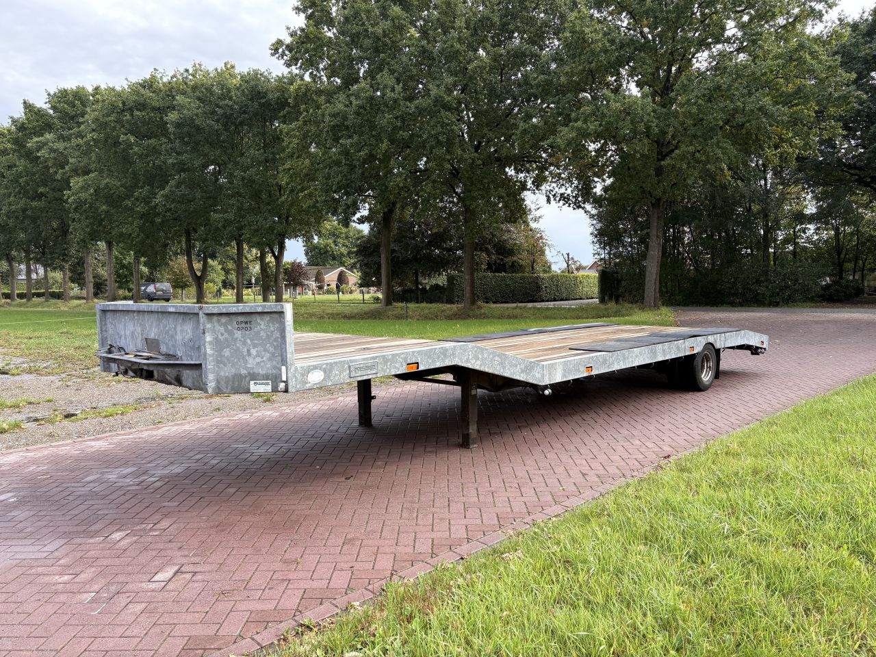Be oplegger Veldhuizen semi dieplader 5.5 TON BREED 2.50 CM