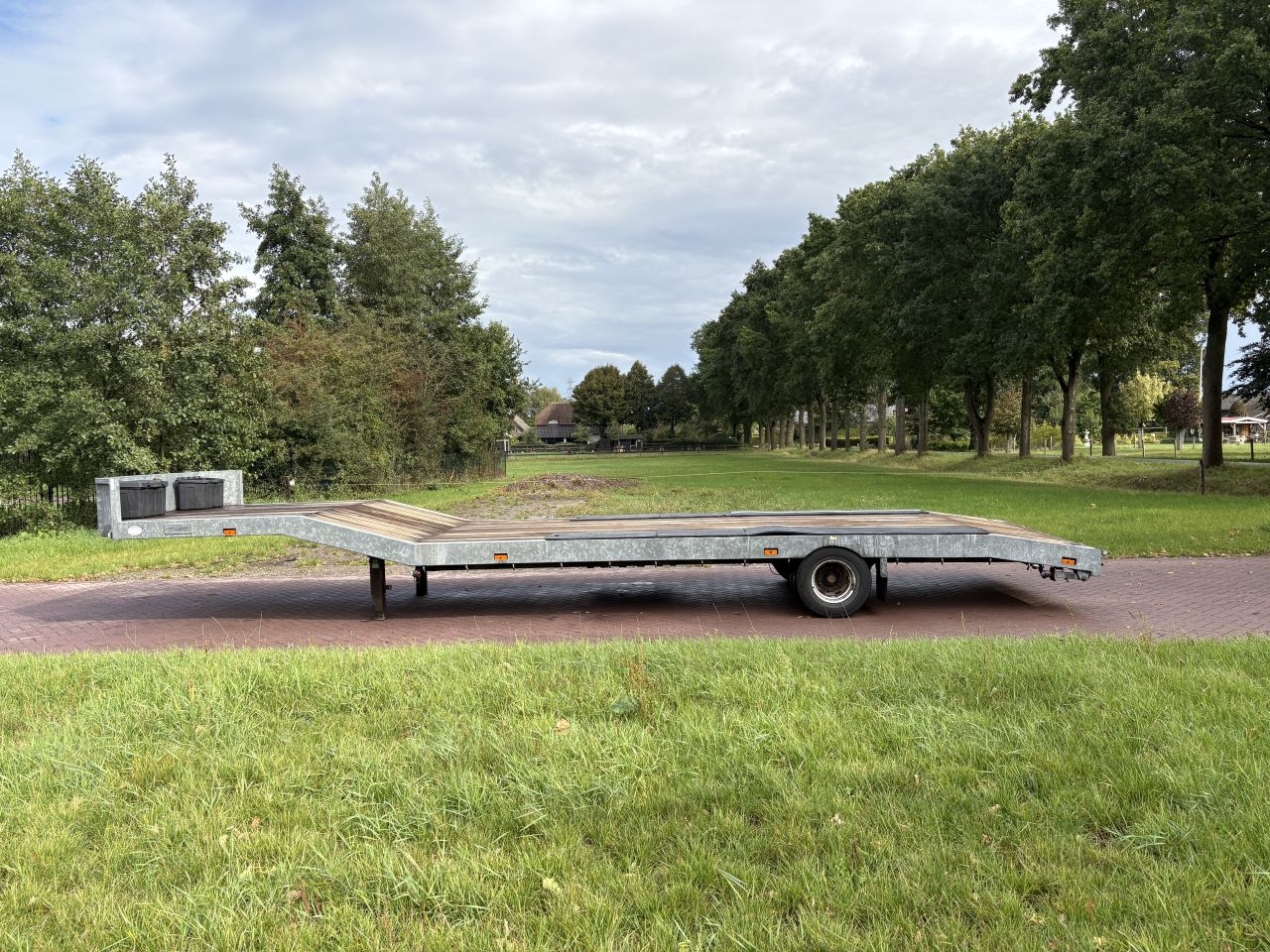 Be oplegger Veldhuizen semi dieplader 5.5 TON BREED 2.50 CM