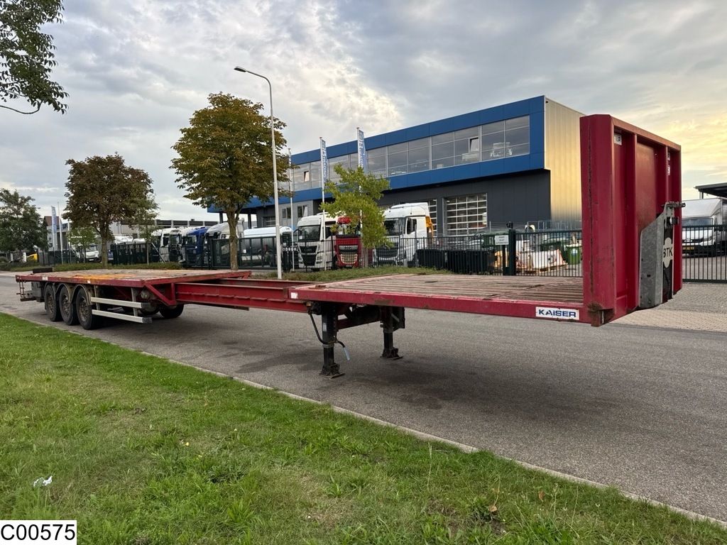 Robuste open laadbak 4.60 MTR extendable