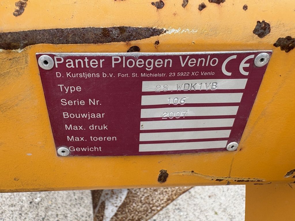 Panter 2S WDK1VB wentelploeg diepploeg