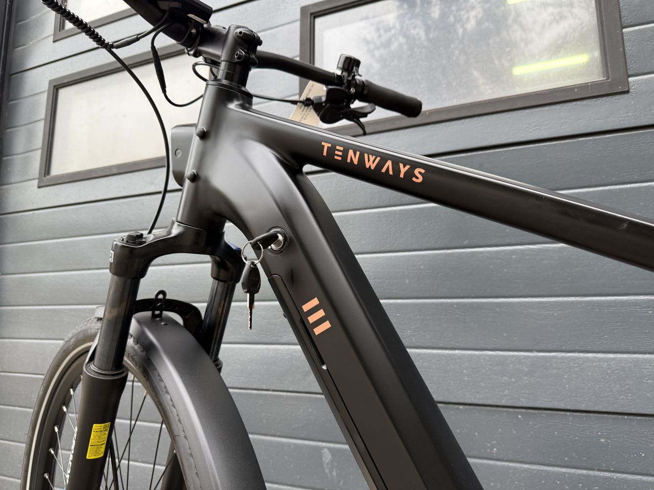 Tenways AGO-X Midnight black E- Bike - 445km (incl btw en fact.)
