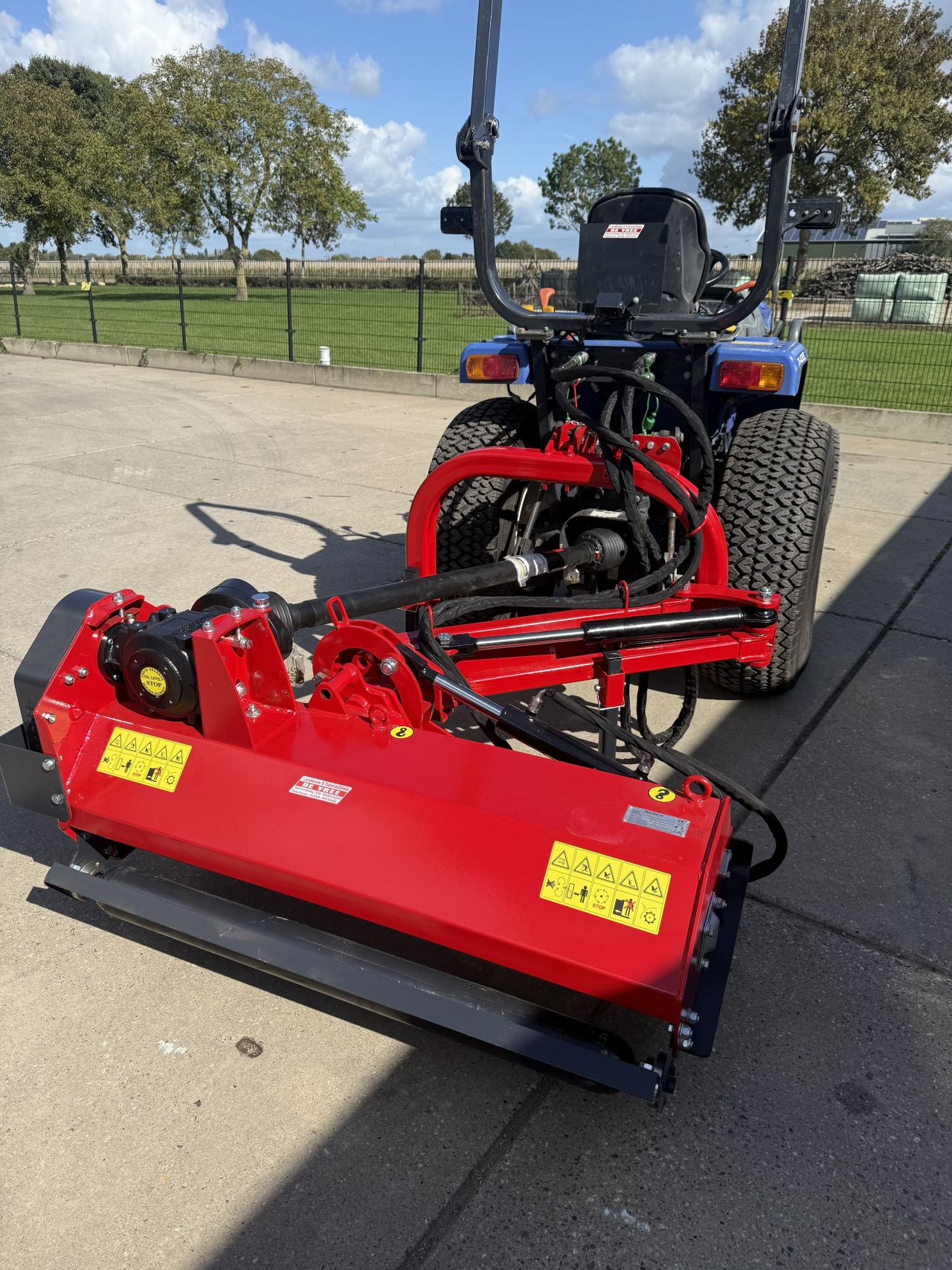Verstekklepelmaaier mini tractor 125