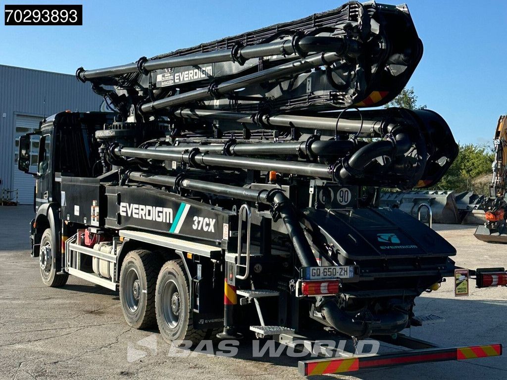 Mercedes Arocs Arocs 2840 6X4 NEW! Everdigm 37CX-5 concrete pump Steel Suspension Automatic Euro 6