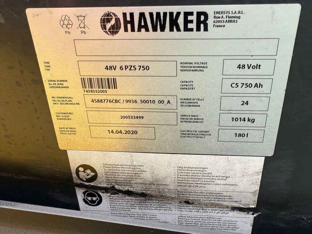 Hyster 2.0 Electric Forklift 2000kg