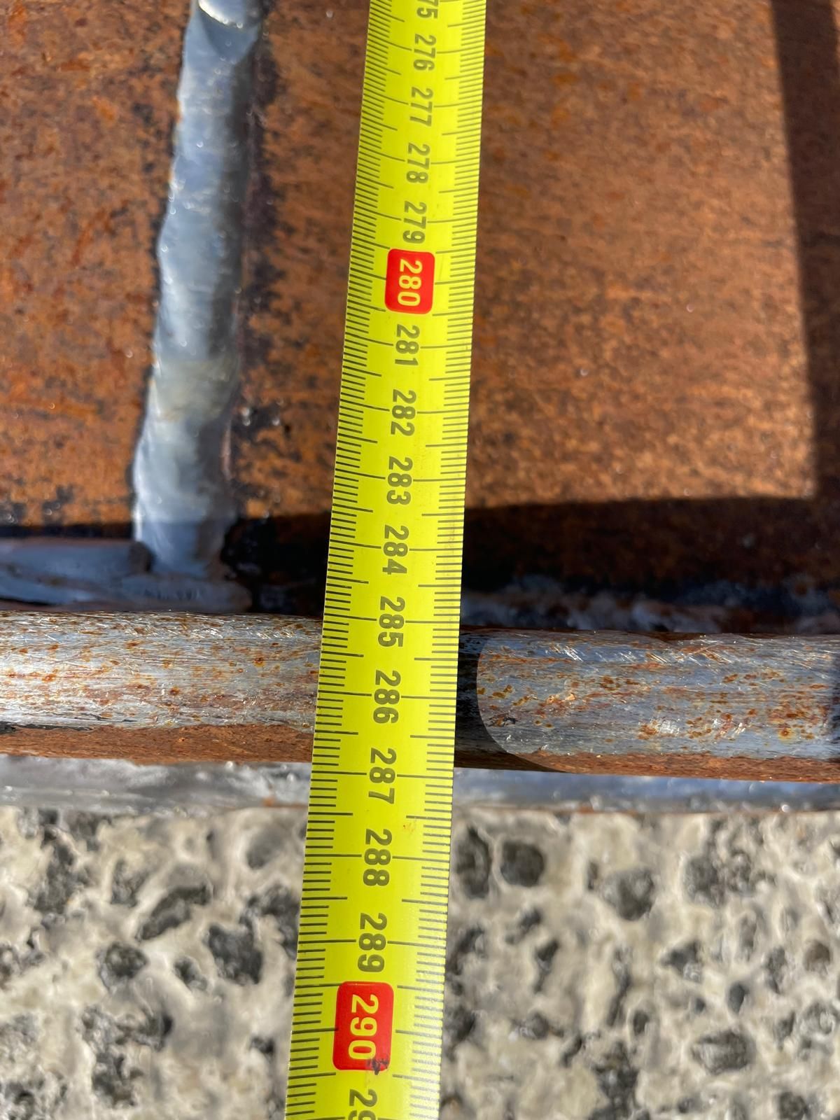 Puinbak 287cm Volvo / Lundberg aansluiting