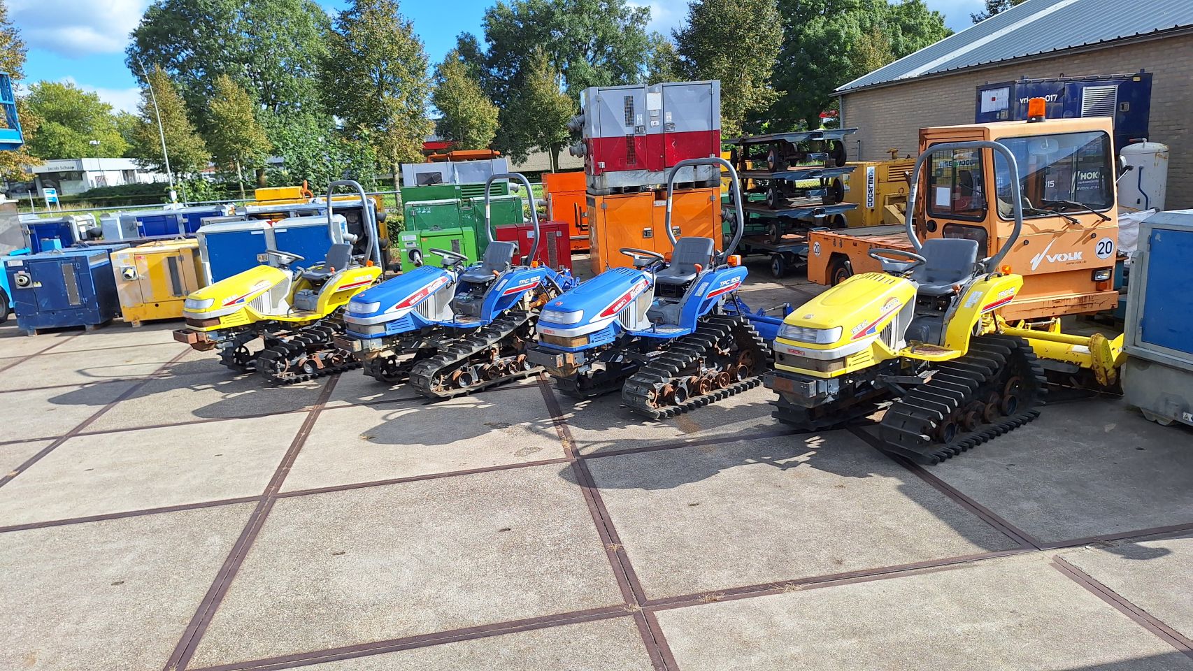 Rupstrekker Iseki TPC15 lage uren met kantelfrees