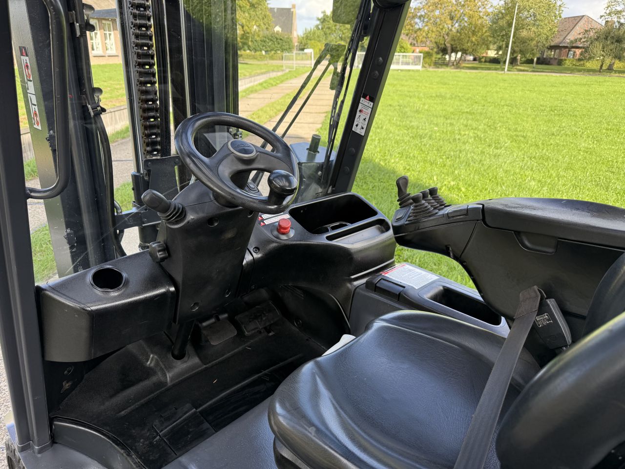 Linde E25 triplex 4.8M Freelift Sideshift 4900 uur origineel!!