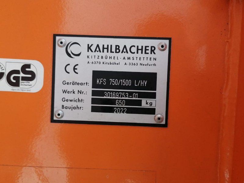 Kahlbacher KFS 750/1500 L/HY