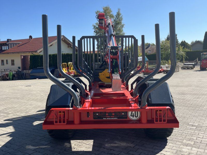 Perzl Rückewagen 13t (PRW 13-4) mit Kranfunkwinde