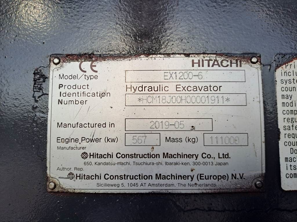 Hitachi EX1200-6 ME (New Boom + Stick) (Jebel Ali, UAE)