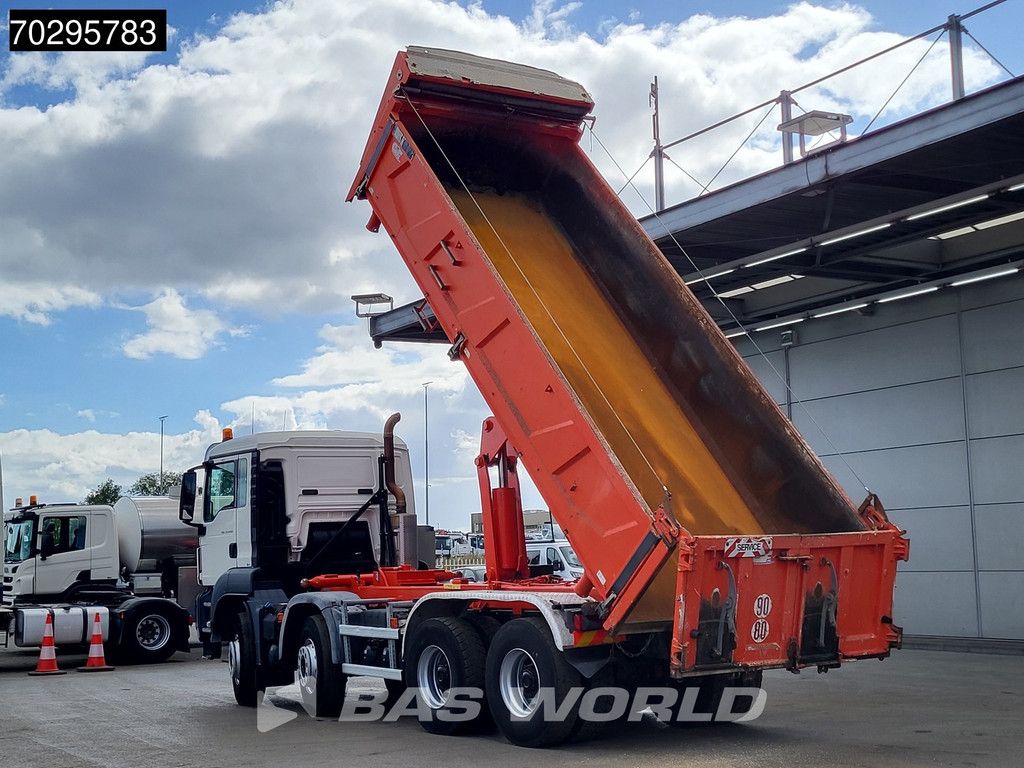 MAN TGS 35.400 8X4 13m3 CIF Bennes 2-side tipper Steel suspension Automatic Euro 6