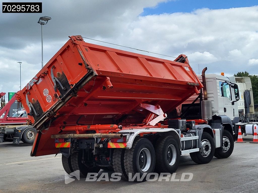MAN TGS 35.400 8X4 13m3 CIF Bennes 2-side tipper Steel suspension Automatic Euro 6