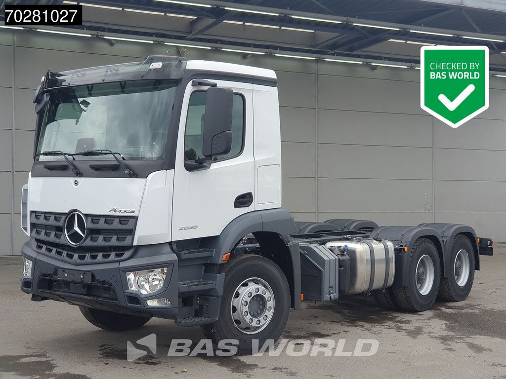 Mercedes Arocs 2636 6X4 NEW chassis Flywheel PTO Big-Axle Automatic Steelsuspension Euro 6